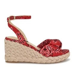 Nine West Dotime Espadrille Wedge Sandals