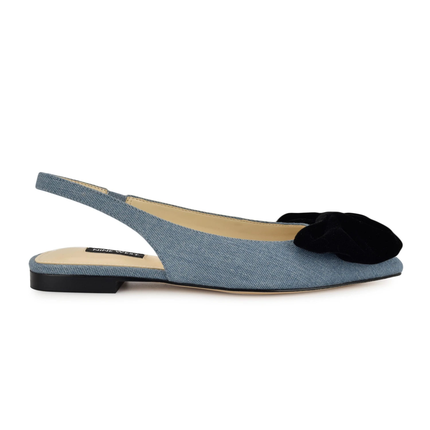 Nine West Junnie Bow Slingback Flats 1 Nine West Junnie Bow Slingback Flats