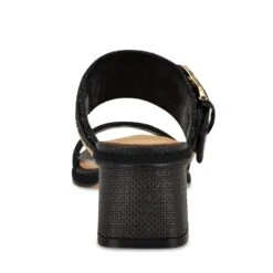 Nine West Ebels Block Heel Slide Sandals -Nine West Store 92ab135b1976ba35d4f467ad3a1da904d5f90859