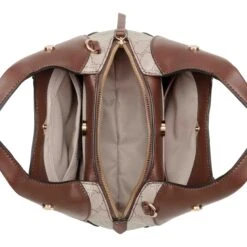 Eamon Top Handle Crossbody 7 Eamon Top Handle Crossbody -Nine West Store NGG129173 BEIGELOGOMAHOGANYEAMONTOPHANDLECROSSBODY TZ
