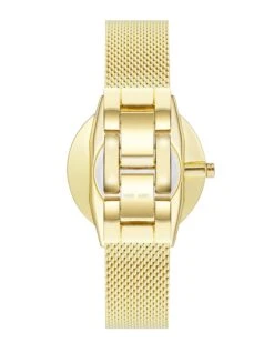 Mesh Bracelet Watch -Nine West Store NW 1980PKGB BACK