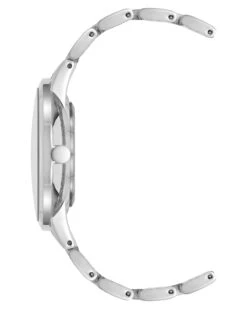 Crystal Accented Floral Dial Watch -Nine West Store NW 2099FLSV SIDE