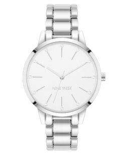 Crystal Accented Bracelet Watch