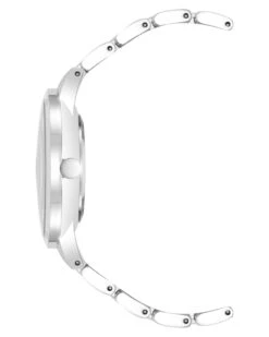 Crystal Accented Bracelet Watch 5 Crystal Accented Bracelet Watch -Nine West Store NW 2099SVSV SIDE