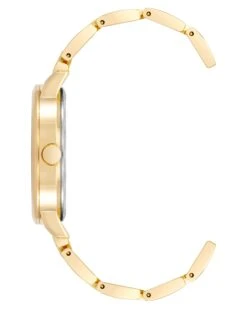 Flower Motif Dial Watch -Nine West Store NW 2460FLGB SIDE