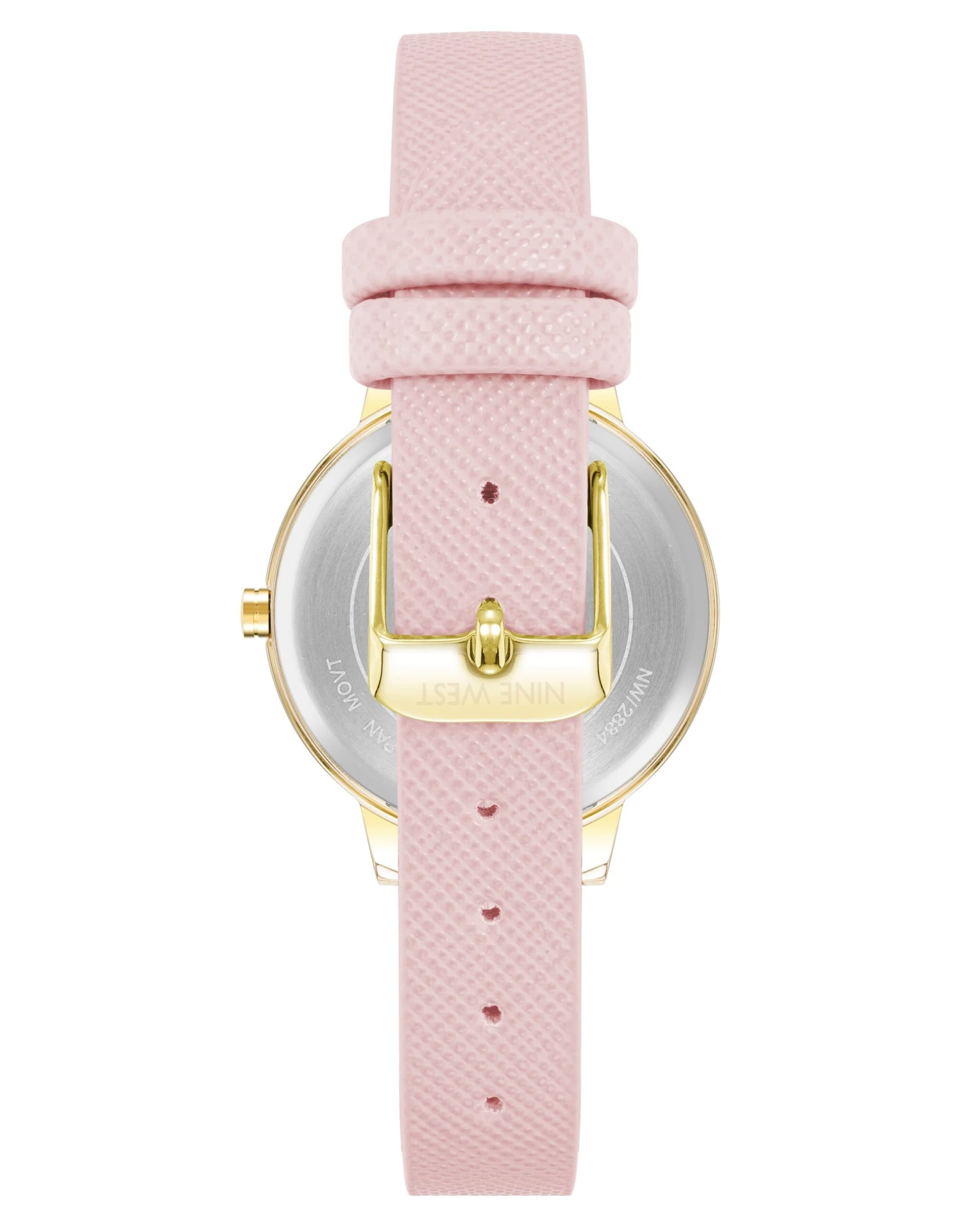 Floral Dial Saffiano Strap Watch 2 Floral Dial Saffiano Strap Watch - Image 2
