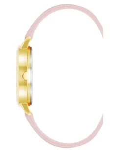 Floral Dial Saffiano Strap Watch 5 Floral Dial Saffiano Strap Watch -Nine West Store NW 2884FLLP SIDE