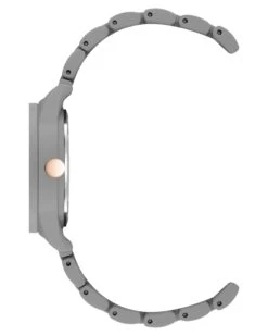 Mini Rubberized Bracelet Watch -Nine West Store NW 3092GYGY SIDE