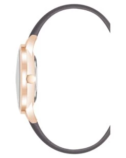 Crystal Accented Strap Watch 5 Crystal Accented Strap Watch -Nine West Store NW 3184RGGY SIDE