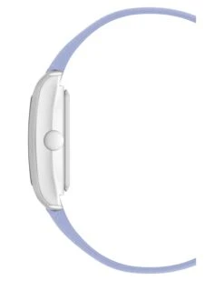 Saffiano Strap Rectangular Watch -Nine West Store NW 3209SVBL SIDE