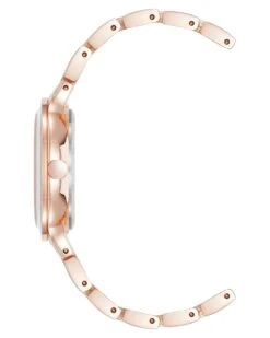 Bracelet Watch With Colorful Links -Nine West Store NW 3240WTRG SIDE