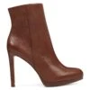 Nine West Quanette Platform Leather Booties