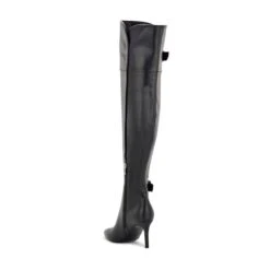Nine West Flye Over The Knee Heeled Boots 7 Nine West Flye Over The Knee Heeled Boots -Nine West Store PG.WNFLYE3 BLK01.AZ