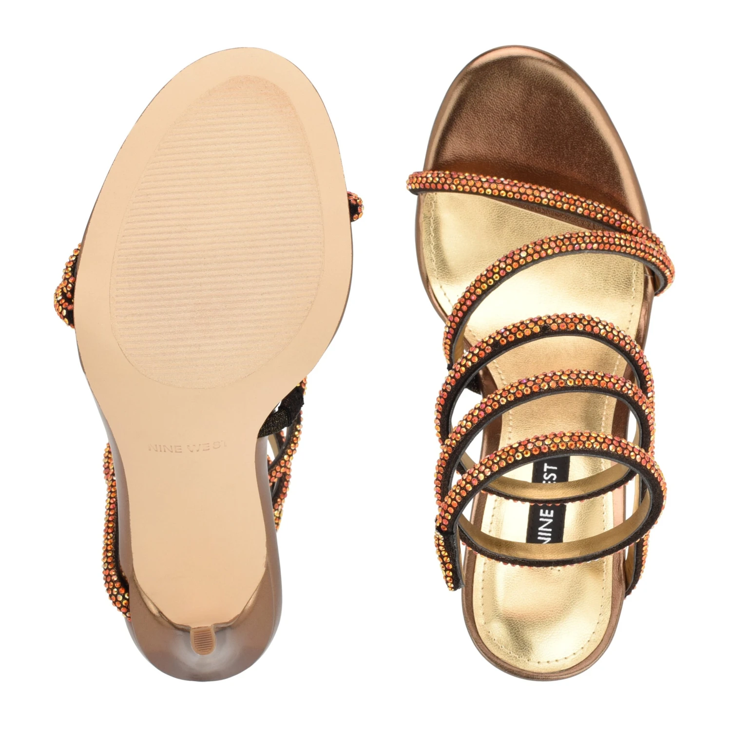 Nine West Maskil Ankle Wrap Heeled Sandals 5 Nine West Maskil Ankle Wrap Heeled Sandals - Image 5