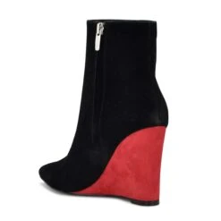 Nine West Paes Wedge Booties -Nine West Store PG.WNPAES BLK02.AZ