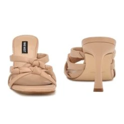 Nine West Yeander Heeled Slide Sandals 8 Nine West Yeander Heeled Slide Sandals -Nine West Store PG.WNYEANDER3 LPI01.FB