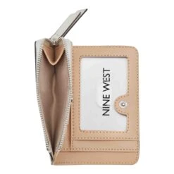 Cramer Zip Card Case -Nine West Store YM1465156 SILVER CRAMERSLGZIPARNDCARDCASE TZ