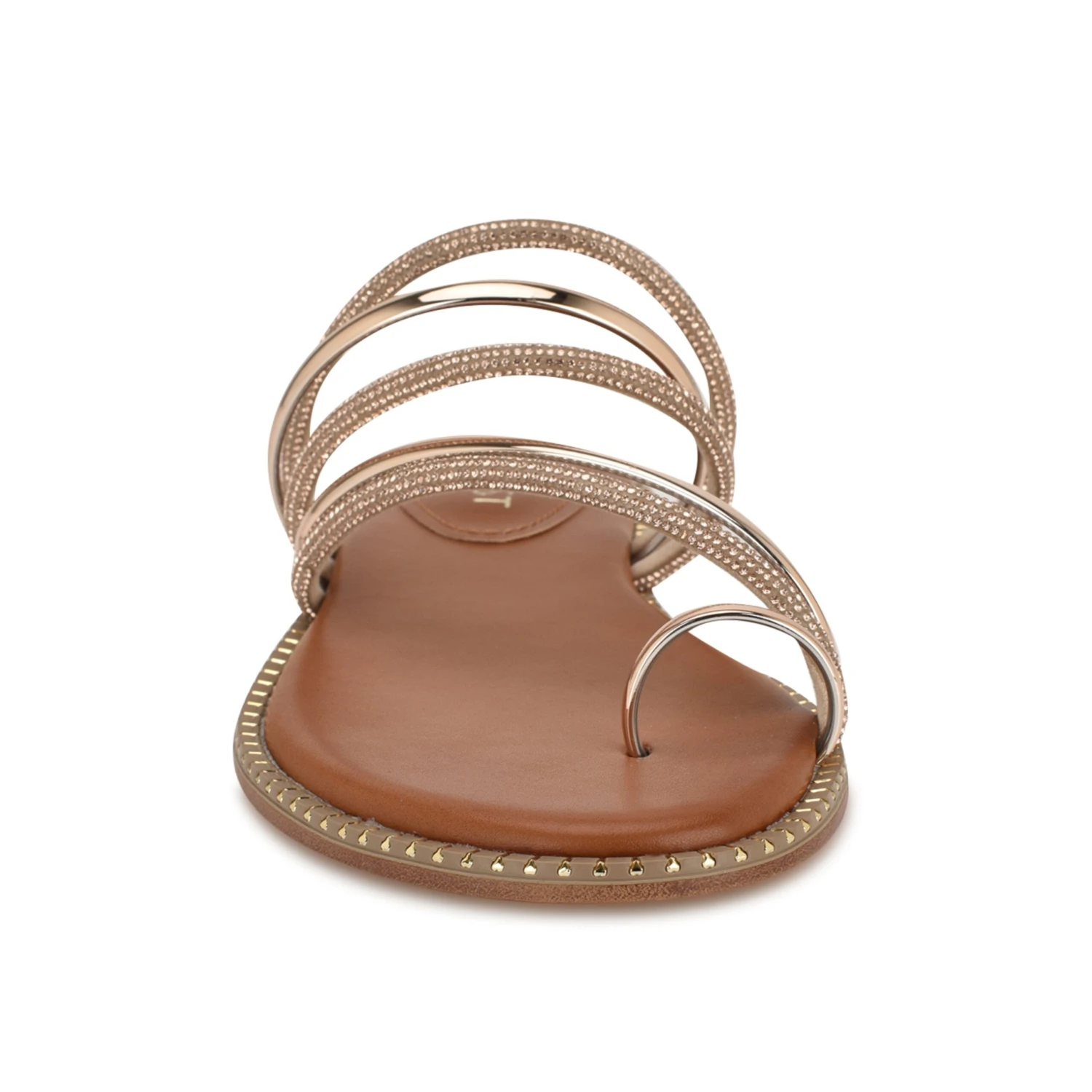 Nine West Dashin Flat Slide Sandals 3 Nine West Dashin Flat Slide Sandals - Image 3