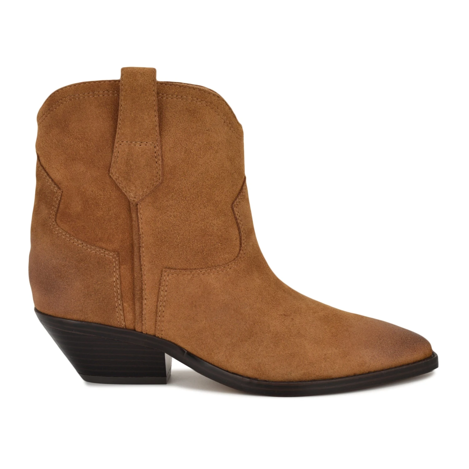 Nine West Abreve Western Leather Booties 1 Nine West Abreve Western Leather Booties