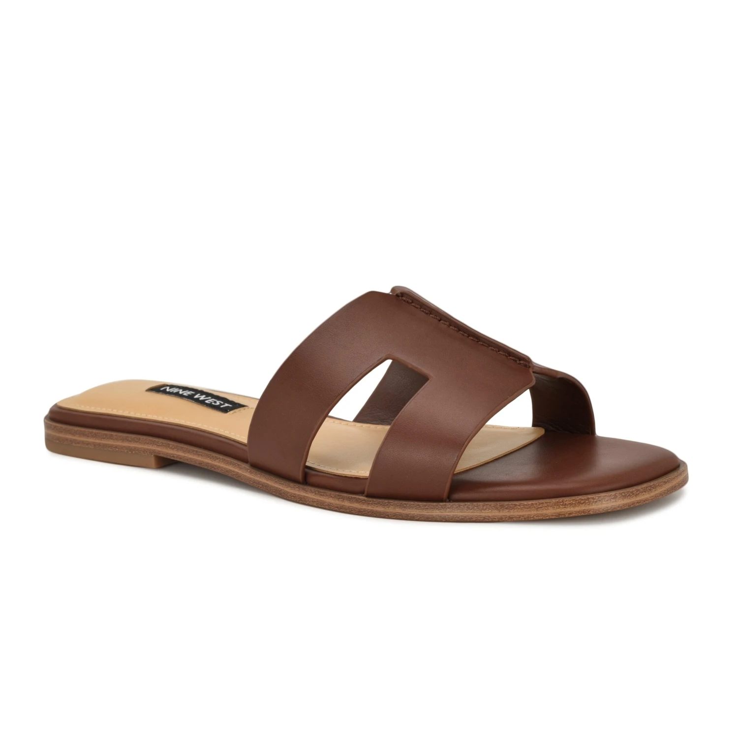 Nine West Giny Slip-On Flat Studded Sandals 2 Nine West Giny Slip-On Flat Studded Sandals - Image 2
