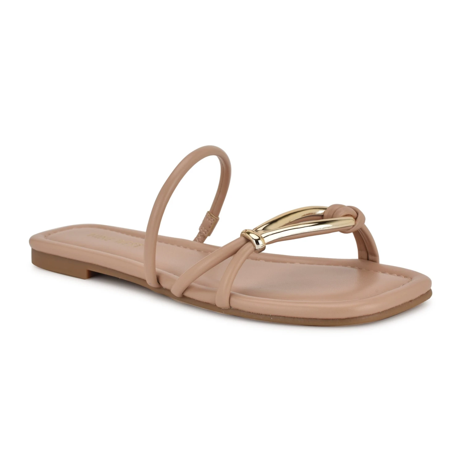 Nine West Tigra Flat Slide Sandals 2 Nine West Tigra Flat Slide Sandals - Image 2