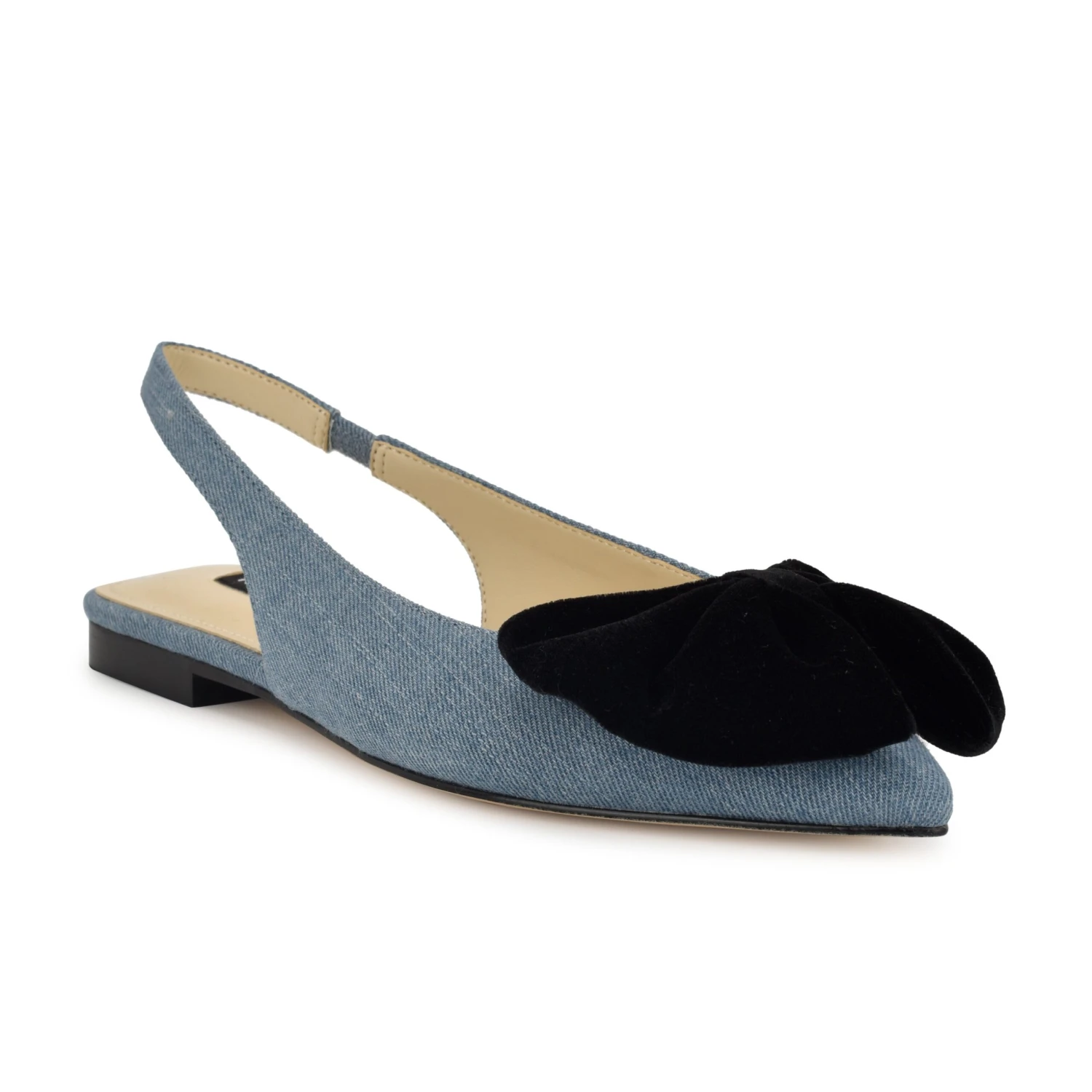 Nine West Junnie Bow Slingback Flats 2 Nine West Junnie Bow Slingback Flats - Image 2